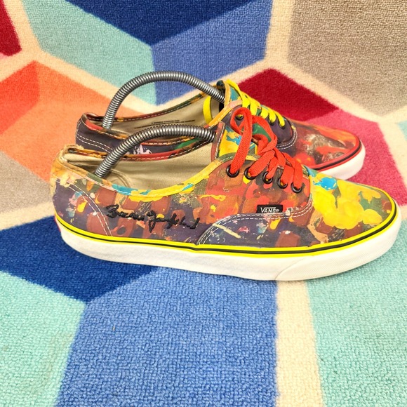 Vans x MOCA Brenna Youngblood ‎ Low Top Sneaker Multi Color Shoes - Picture 4 of 7